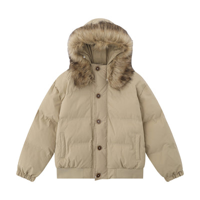 Parka de Algodón para Hombre con Capucha y Cuello de Piel - Image 12