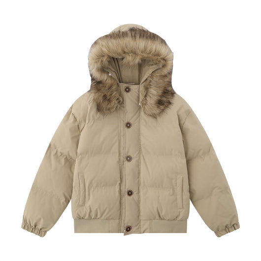 Parka de Algodón para Hombre con Capucha y Cuello de Piel - Image 12