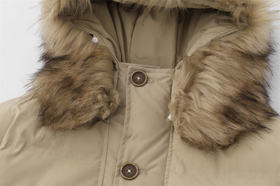 Parka de Algodón para Hombre con Capucha y Cuello de Piel - Image 14