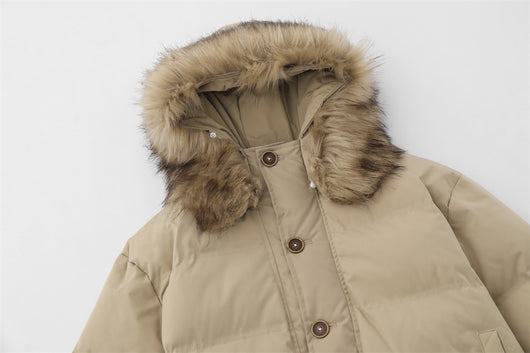 Parka de Algodón para Hombre con Capucha y Cuello de Piel - Image 15