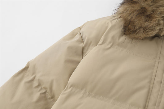 Parka de Algodón para Hombre con Capucha y Cuello de Piel - Image 17