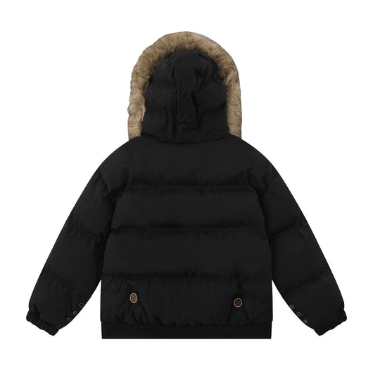 Parka de Algodón para Hombre con Capucha y Cuello de Piel - Image 20