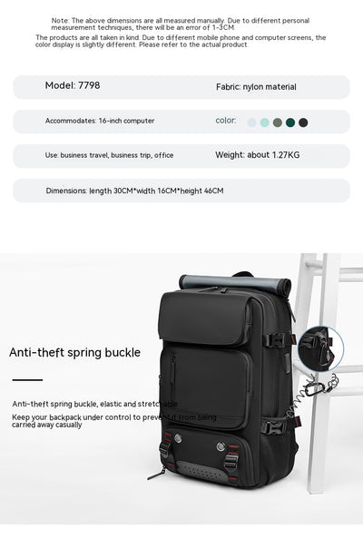 Mochila de Viaje de Gran Capacidad para Hombre con Compartimento para Laptop Impermeable - Image 17
