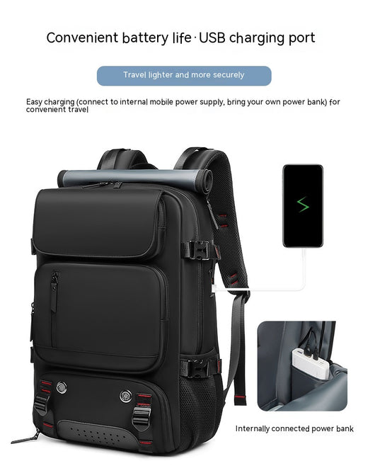 Mochila de Viaje de Gran Capacidad para Hombre con Compartimento para Laptop Impermeable - Image 25