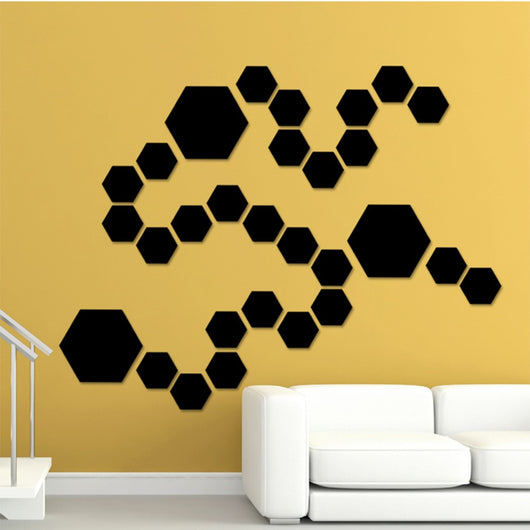 Espejo Hexagonal Acrílico 3D - Adhesivo Decorativo de Pared con Efecto Cristal - Image 35