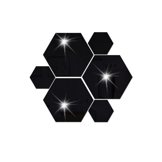 Espejo Hexagonal Acrílico 3D - Adhesivo Decorativo de Pared con Efecto Cristal - Image 50