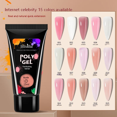 Extensiones de Uñas con Pegamento Cristal UV Beauty - Image 26