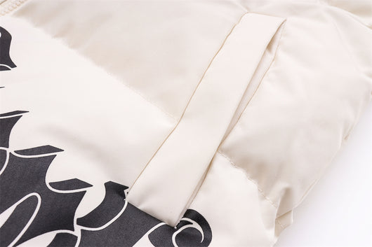 Chaqueta Acolchada Estampada con Cuello Alto para Hombre - Image 31
