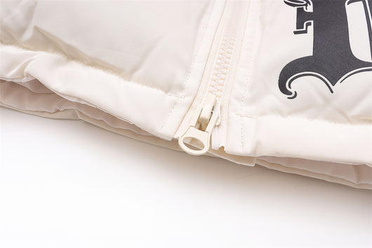 Chaqueta Acolchada Estampada con Cuello Alto para Hombre - Image 33