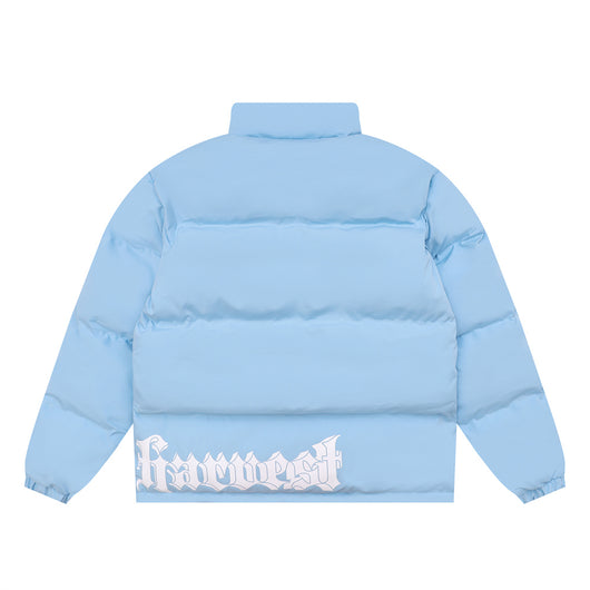 Chaqueta Acolchada Estampada con Cuello Alto para Hombre - Image 38