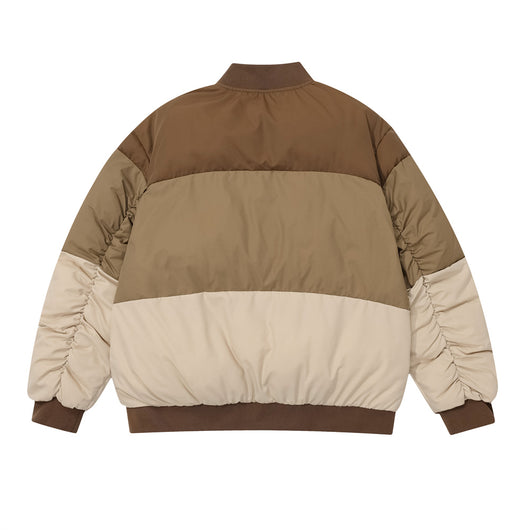 Abrigo Patchwork de Contraste de Colores para Hombre - Image 18
