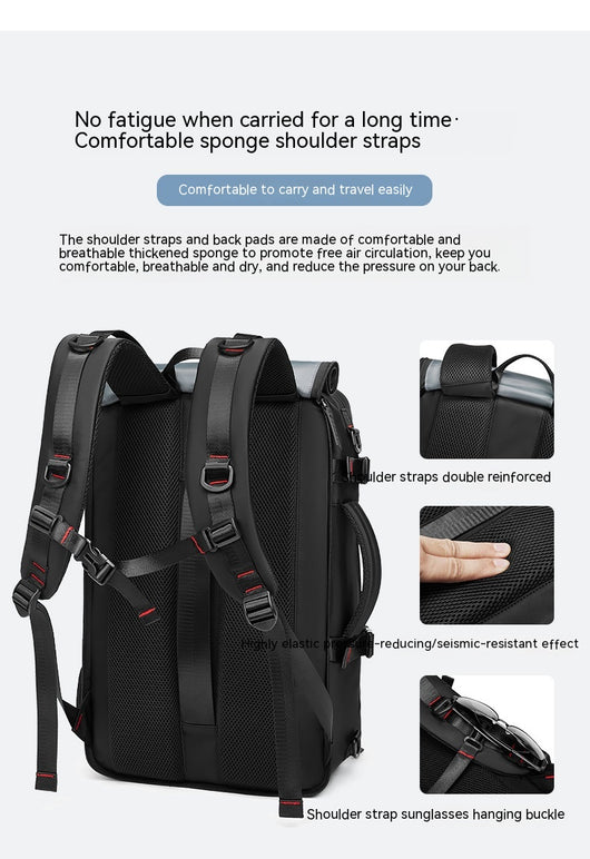 Mochila de Viaje de Gran Capacidad para Hombre con Compartimento para Laptop Impermeable - Image 34