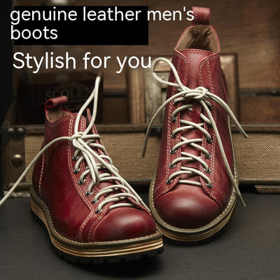 Botas Martin de Cuero Vintage para Hombre - Image 19