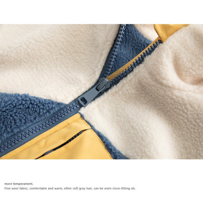 Abrigo Berber de Algodón y Fleece para Hombre - Estilo Cuello de Pie - Image 26