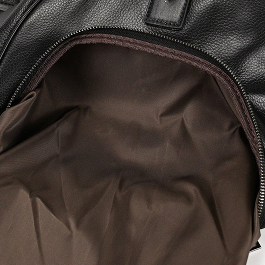 Bolsa de Viaje y Gimnasio en Cuero Genuino Negro para Hombre - Image 23