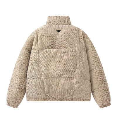 Abrigo Acolchado de Algodón con Cuello Alto para Hombre - Image 38