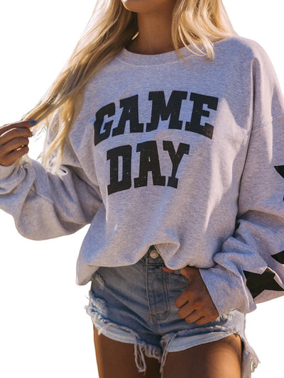 Playera Deportiva Suelta de Cuello Redondo y Manga Larga para Mujer - Image 14