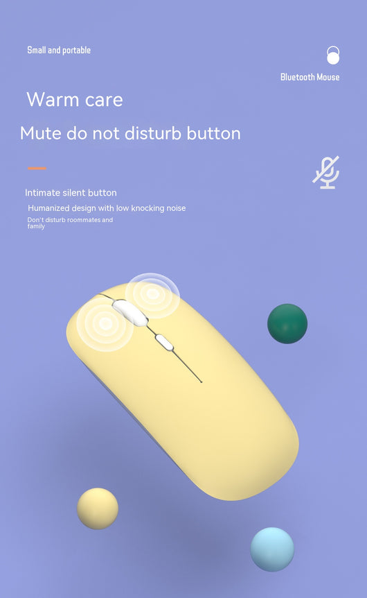 Ratón Inalámbrico Silencioso con Carga Bluetooth para Laptop - Image 9