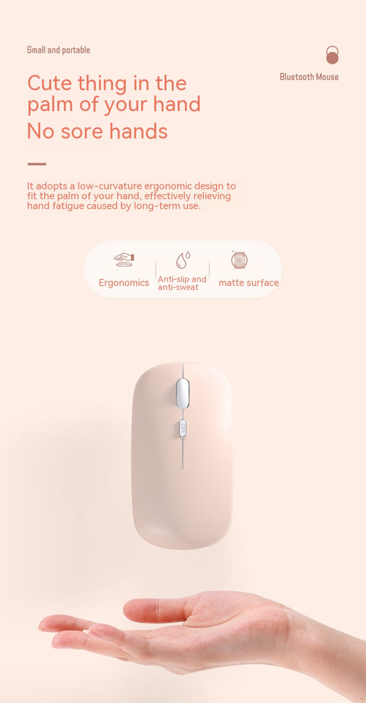 Ratón Inalámbrico Silencioso con Carga Bluetooth para Laptop - Image 11