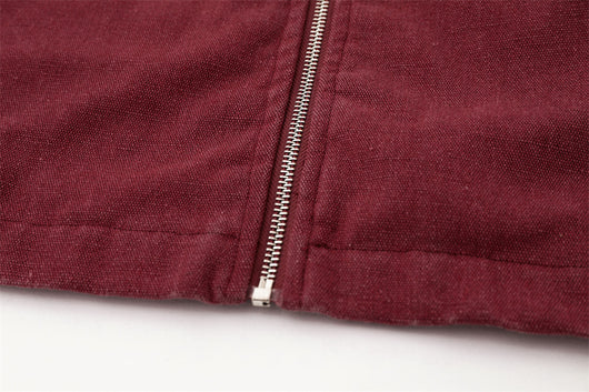Chaqueta de Trabajo Hombre Cuello Alto Cremallera Suelta Primavera Otoño - Image 37