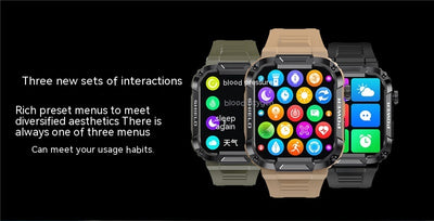 Reloj Inteligente Deportivo Resistente con Llamadas Bluetooth y Modo Dual - Image 17