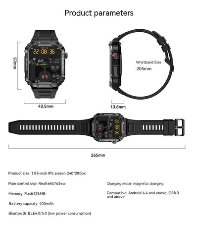 Reloj Inteligente Deportivo Resistente con Llamadas Bluetooth y Modo Dual - Image 23