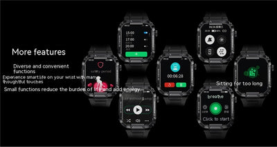 Reloj Inteligente Deportivo Resistente con Llamadas Bluetooth y Modo Dual - Image 36