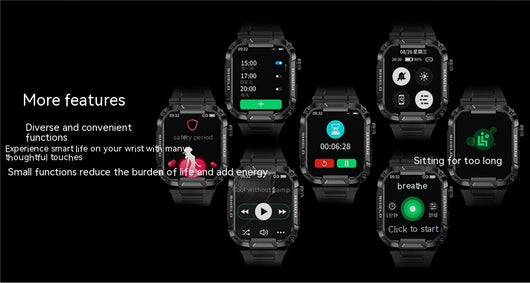 Reloj Inteligente Deportivo Resistente con Llamadas Bluetooth y Modo Dual - Image 36