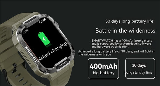 Reloj Inteligente Deportivo Resistente con Llamadas Bluetooth y Modo Dual - Image 38