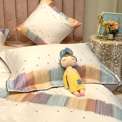 Funda Nórdica de Algodón Puro con Bordado de Corazones para Niña - Image 11