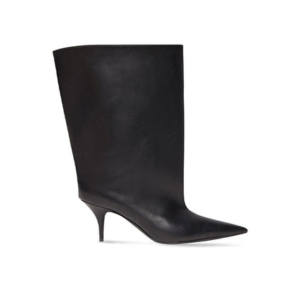 Botas de Tacón Alto Puntiagudo en Charol con Envolvimiento - Image 7