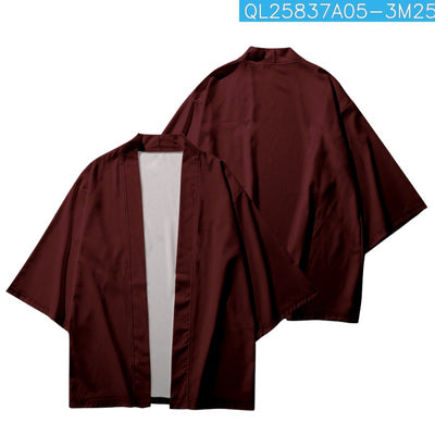 Cardigan Robe Corto con Estampado 3D para Hombre - Image 34