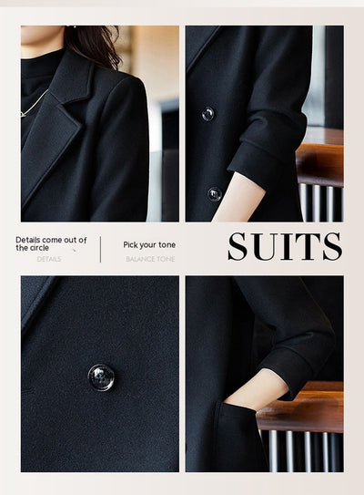 Blazer Doble Botonadura Mujer - Abrigo Elegante Otoño Invierno - Image 8