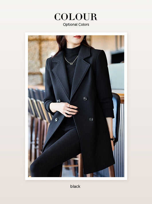 Blazer Doble Botonadura Mujer - Abrigo Elegante Otoño Invierno - Image 9