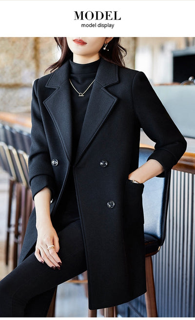 Blazer Doble Botonadura Mujer - Abrigo Elegante Otoño Invierno - Image 10