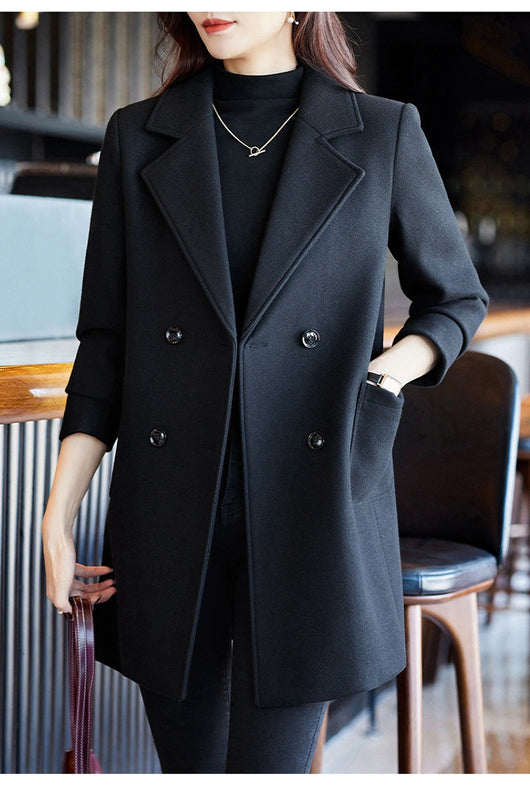 Blazer Doble Botonadura Mujer - Abrigo Elegante Otoño Invierno - Image 12