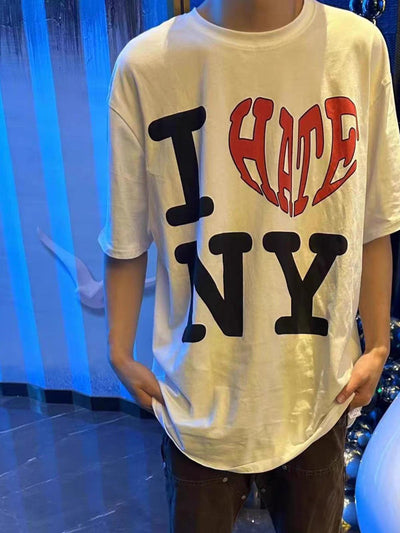 Camiseta Blanca de Verano para Hombre con Estampado de Letras - Image 20