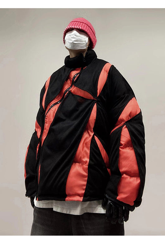 Abrigo Acolchado Casual de Algodón para Hombre - Image 49