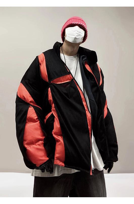 Abrigo Acolchado Casual de Algodón para Hombre - Image 66