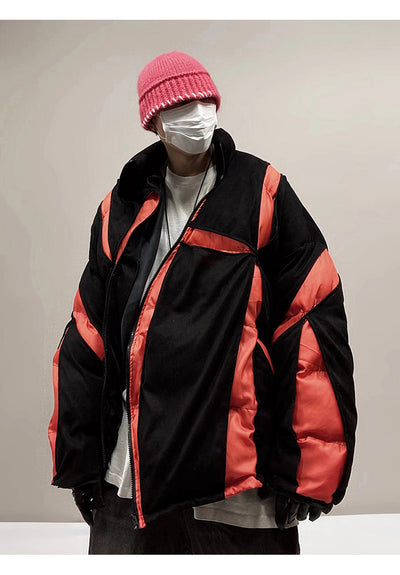 Abrigo Acolchado Casual de Algodón para Hombre - Image 68