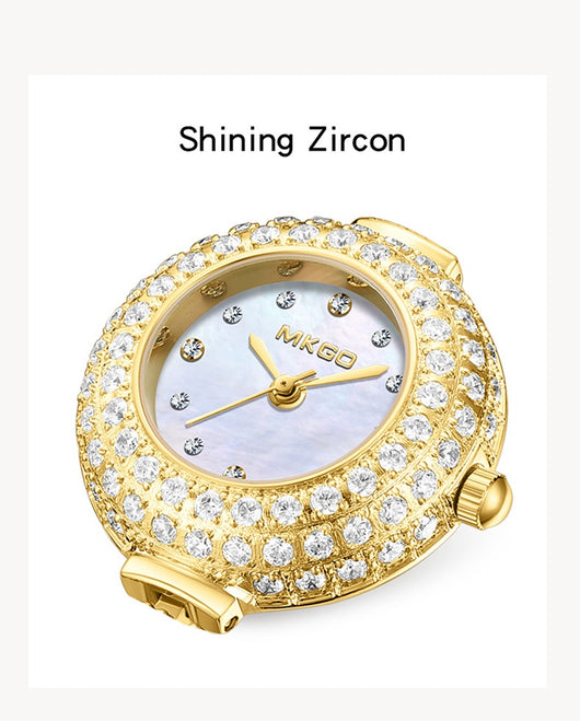 Reloj de Perla de Agua Dulce con Diamantes - Lujo Asequible para Mujer - Image 15