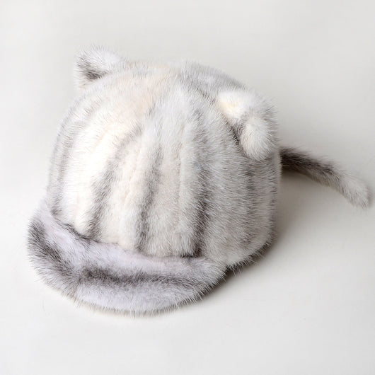 Gorro de Piel de Visón para Mujer - Calidez Lujo - Image 25