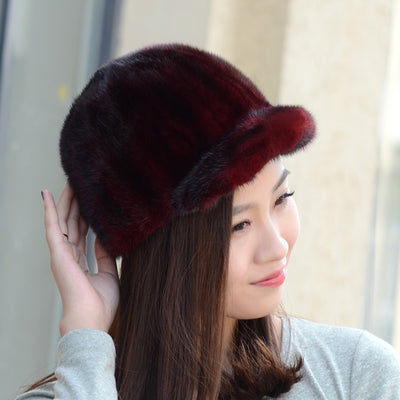 Gorro de Piel de Visón para Mujer - Calidez Lujo - Image 28