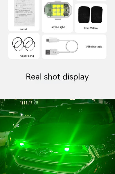 Lámpara LED para Dron con Control Remoto Impermeable y Luces Intermitentes - Image 10
