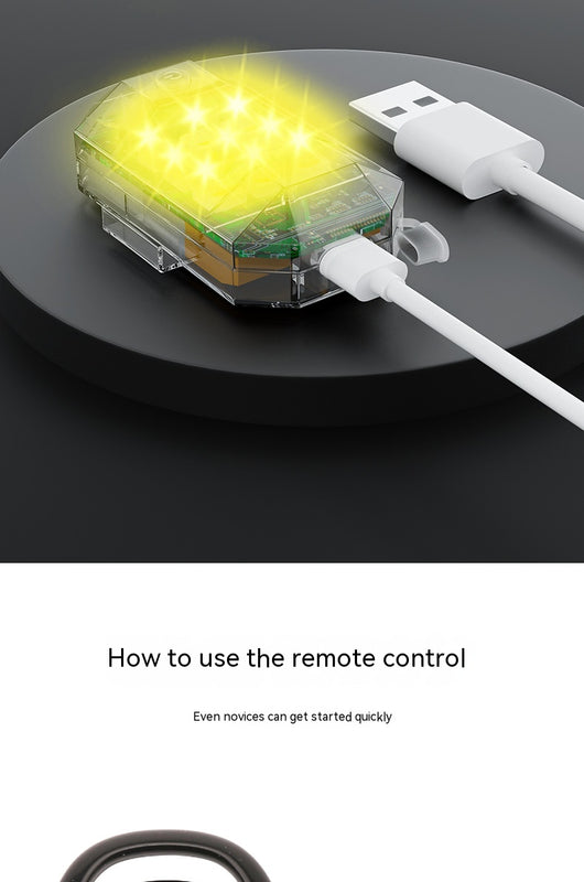 Lámpara LED para Dron con Control Remoto Impermeable y Luces Intermitentes - Image 17
