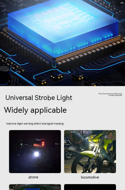 Lámpara LED para Dron con Control Remoto Impermeable y Luces Intermitentes - Image 18