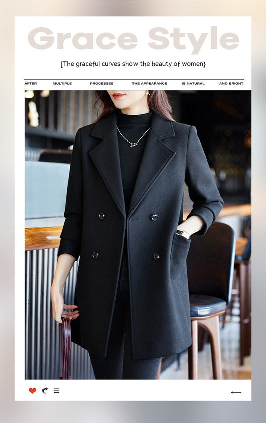 Blazer Doble Botonadura Mujer - Abrigo Elegante Otoño Invierno - Image 19