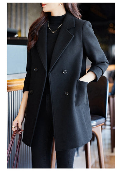 Blazer Doble Botonadura Mujer - Abrigo Elegante Otoño Invierno - Image 24