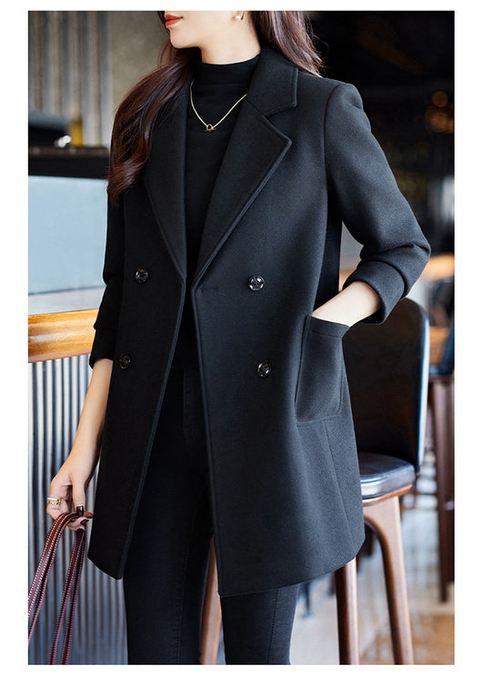 Blazer Doble Botonadura Mujer - Abrigo Elegante Otoño Invierno - Image 24