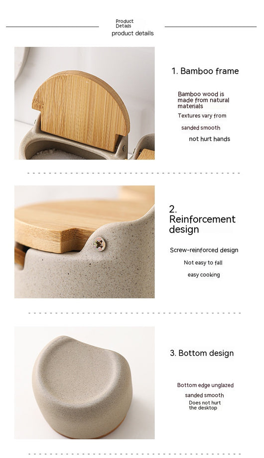 Set de 3 Recipientes de Cerámica Japonesa para Condimentos con Tapa - Image 35